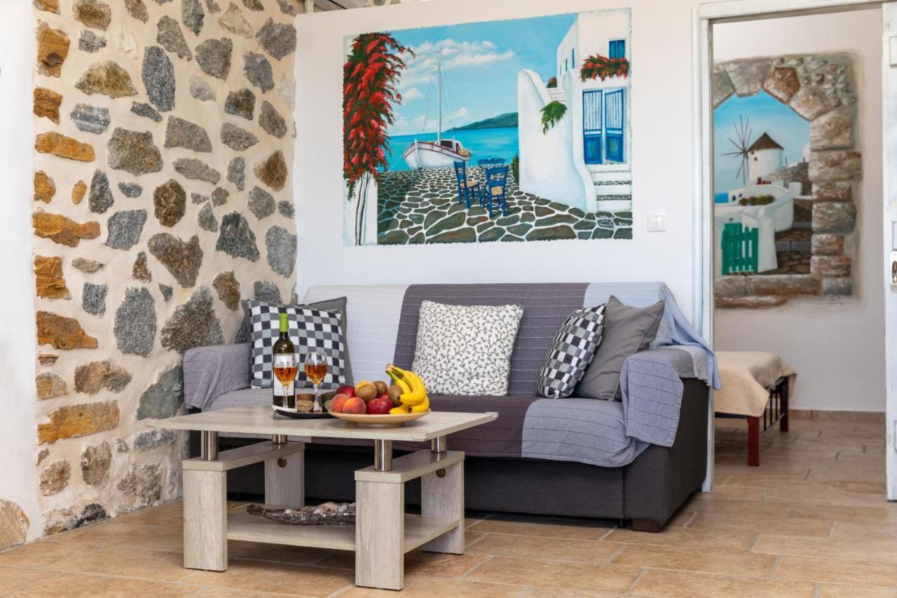 فيلا The Stone House Naxos Glinado Naxos المظهر الخارجي الصورة